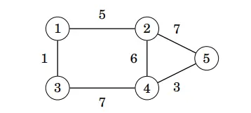 A Weighted graph